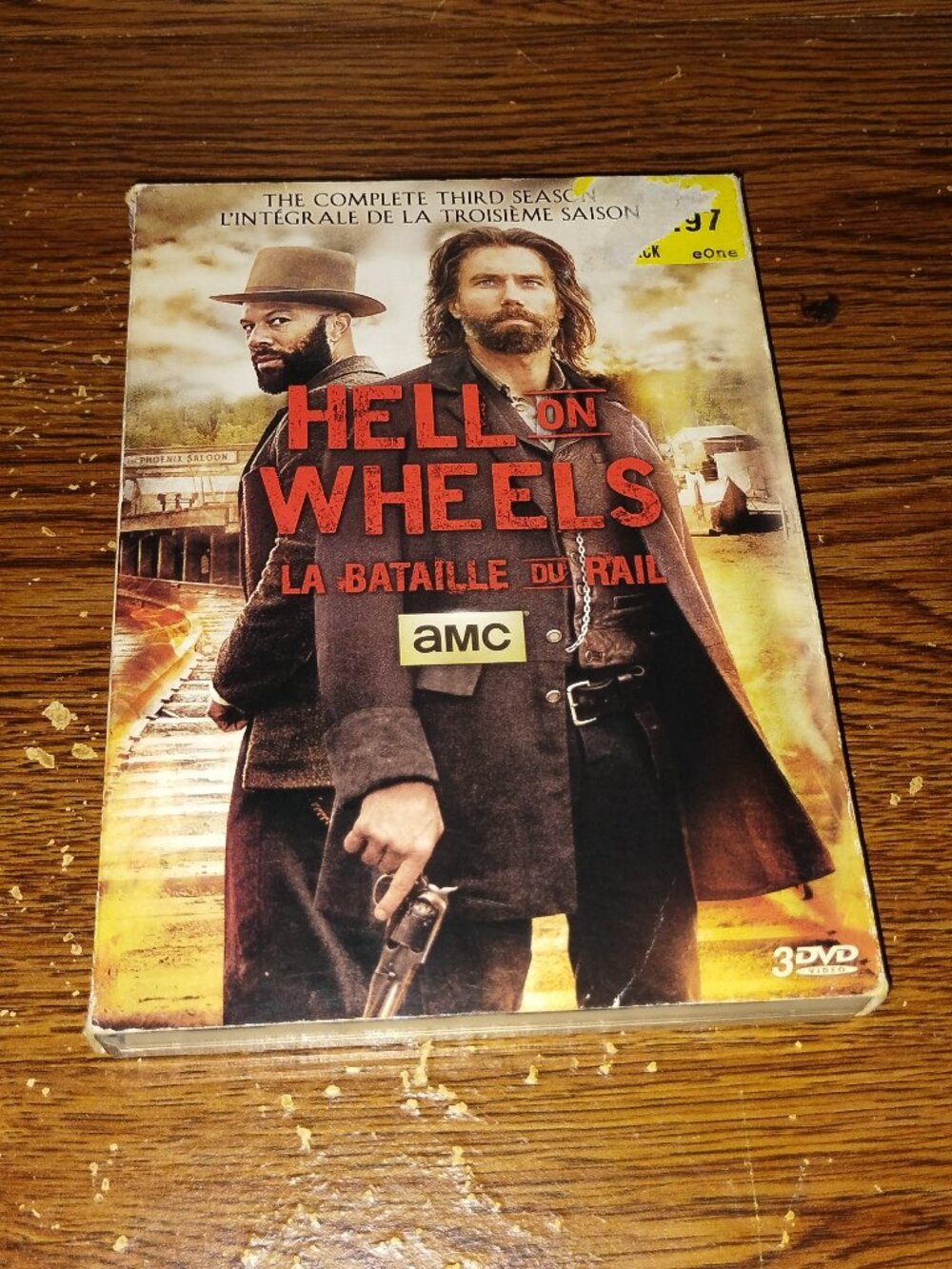 Hell on Wheels the Complete Third Seaspm on 3 discs (DVD, 2014)